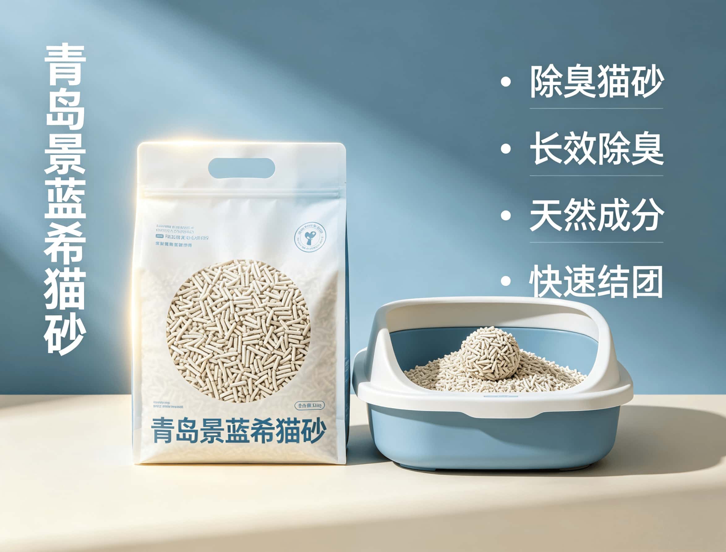 除臭猫砂源头工厂｜青岛景蓝希，从根源解决养猫异味痛点